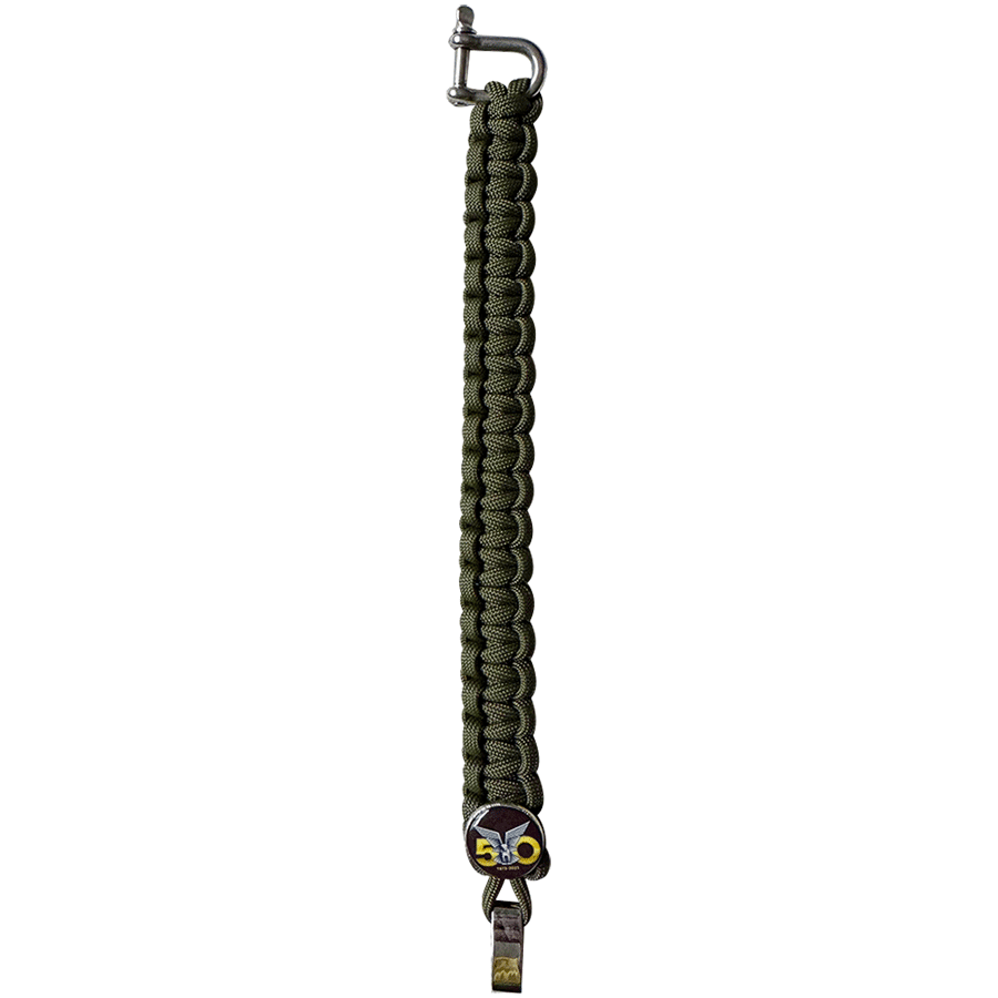 Bush Strap with Selous Scouts 50th Logo - Green