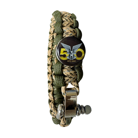 Bush Strap with Selous Scouts 50th Logo - Green Camo
