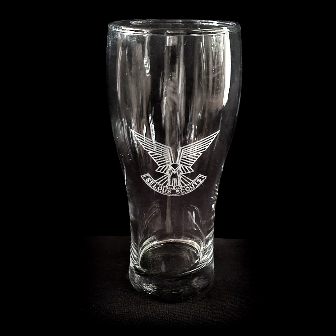 Glass - Tall - Selous Scouts logo
