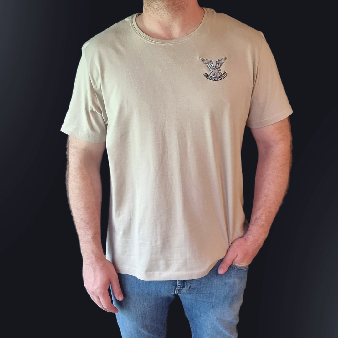 T-Shirt - Beige - Selous Scouts logo