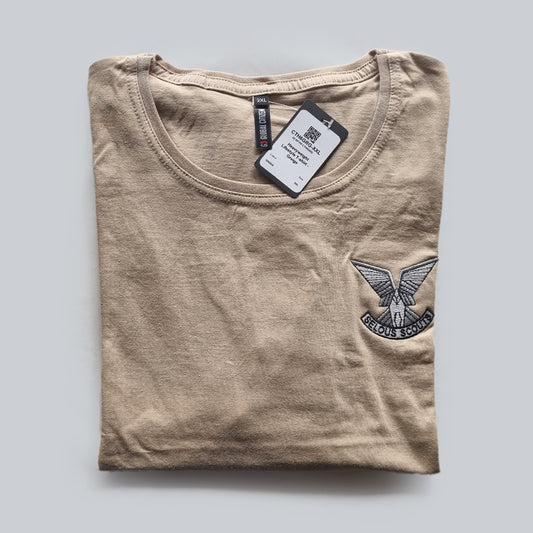 T-Shirt - Beige - Selous Scouts logo