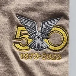 T-Shirt - Beige - Selous Scouts 50 Year logo