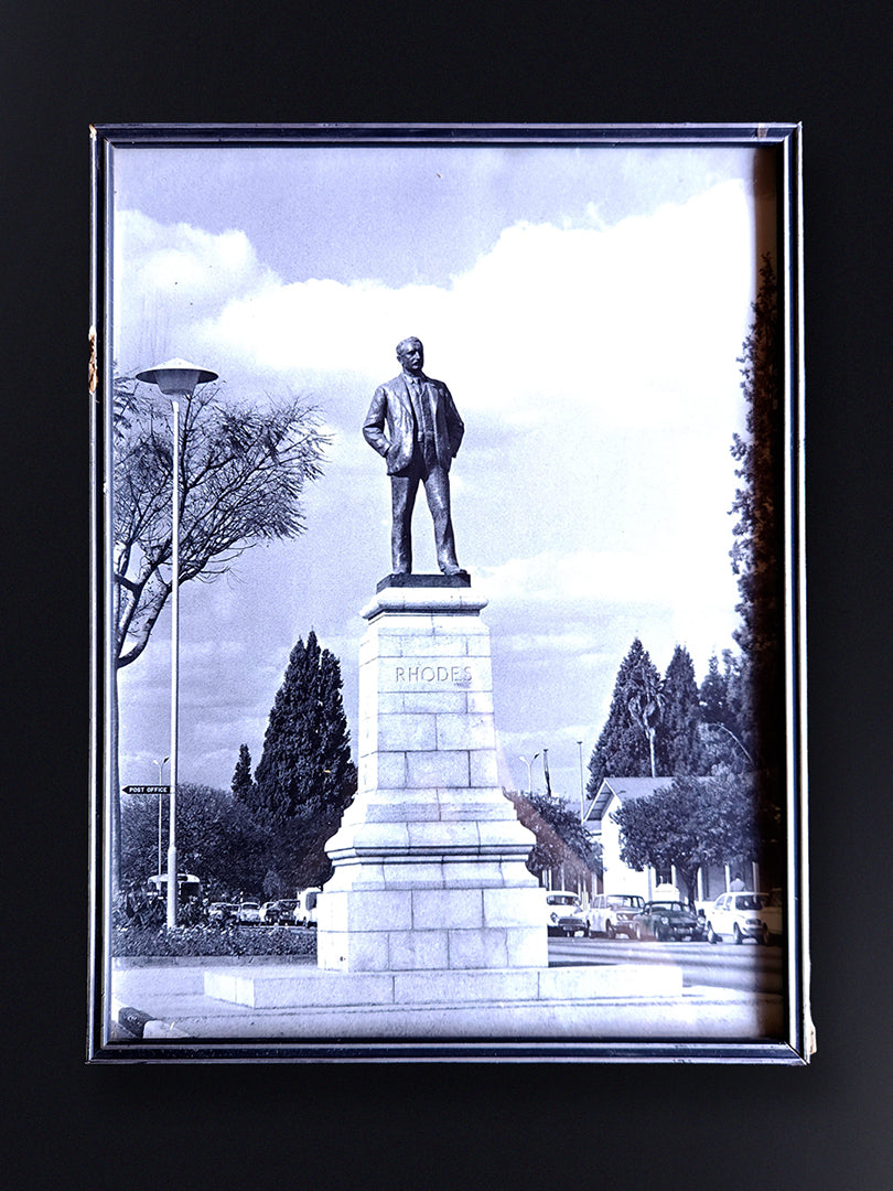 Framed photo of the Cecil John Rhodes Statue