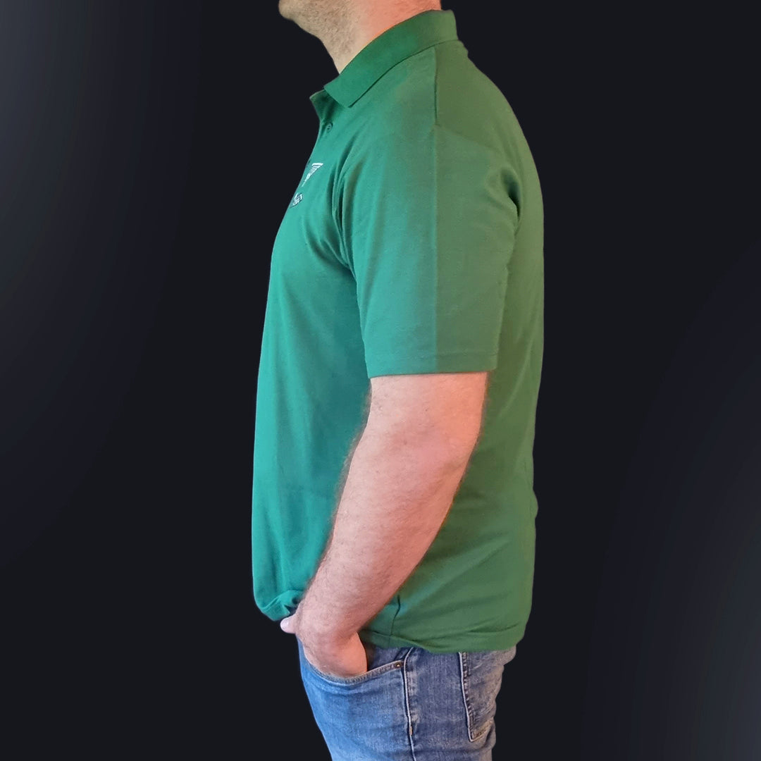 Golf Shirt - Green - Selous Scouts logo