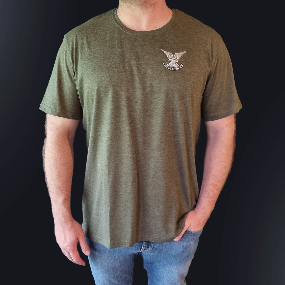 T-Shirt - Green - Selous Scouts logo