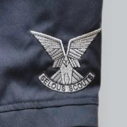 Long Sleeve Shirt - Navy - Selous Scouts logo