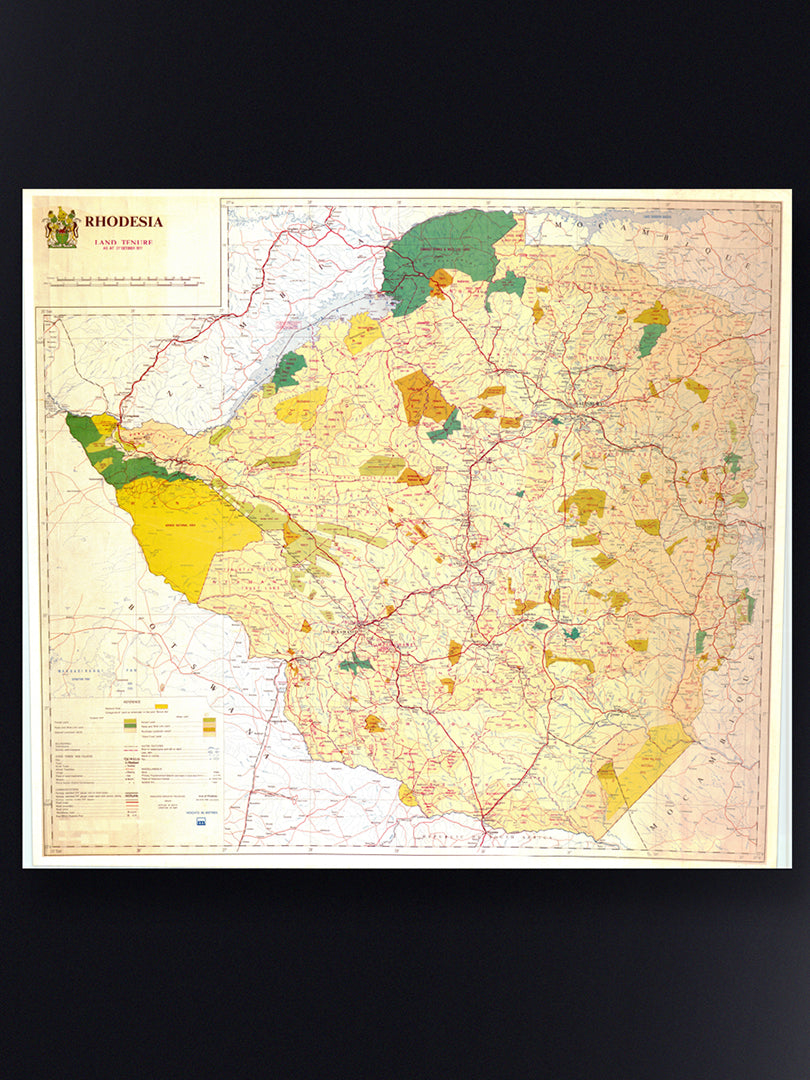 Map of Rhodesia