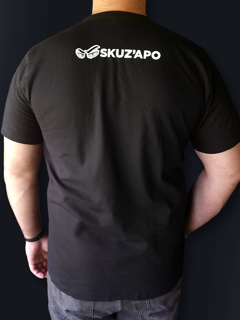 T-Shirt 3 - Small Selous Scouts Logo front and Skuzapo on back