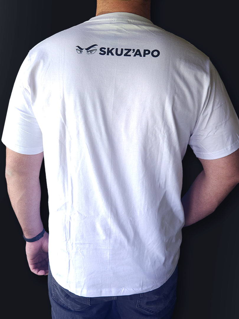 T-Shirt 3 - Small Selous Scouts Logo front and Skuzapo on back