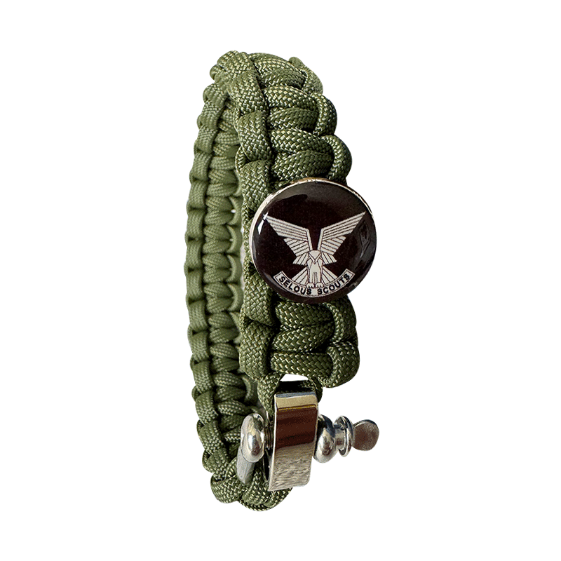 Bush Strap with Selous Scouts Logo - Green