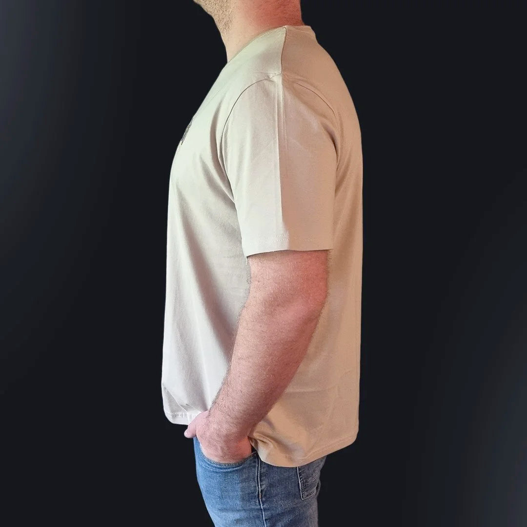 T-Shirt - Beige - Selous Scouts logo