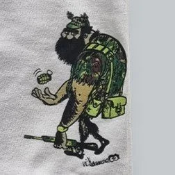 T-Shirt - White - Selous Scouts Walking Armpit