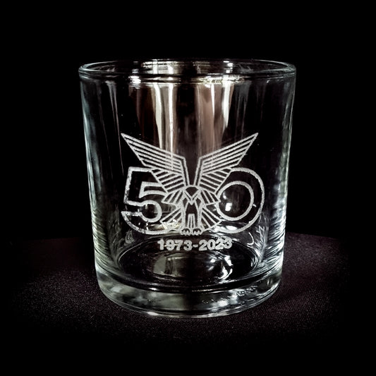 Glass - Whisky - Selous Scouts 50 Year logo