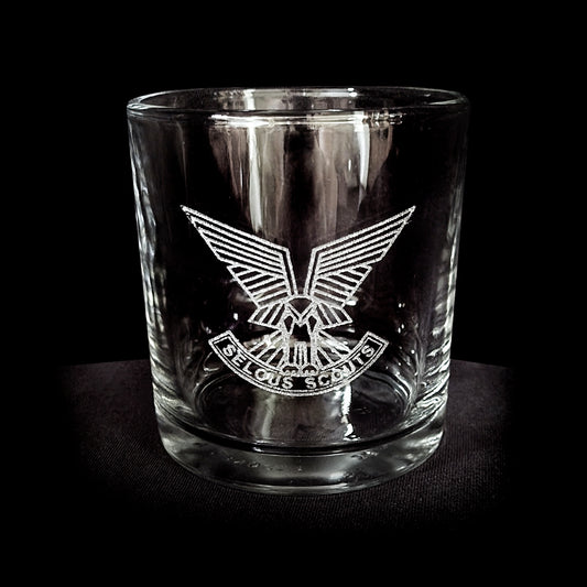 Glass - Whisky - Selous Scouts logo