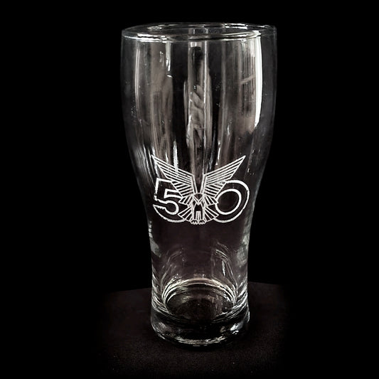 Glass - Tall - Selous Scouts 50 year logo