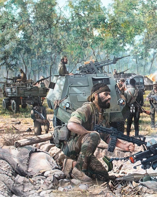 Operation Miracle - Original Signed Oil Painting on Canvas 1.06m x 0.76m (42x30")