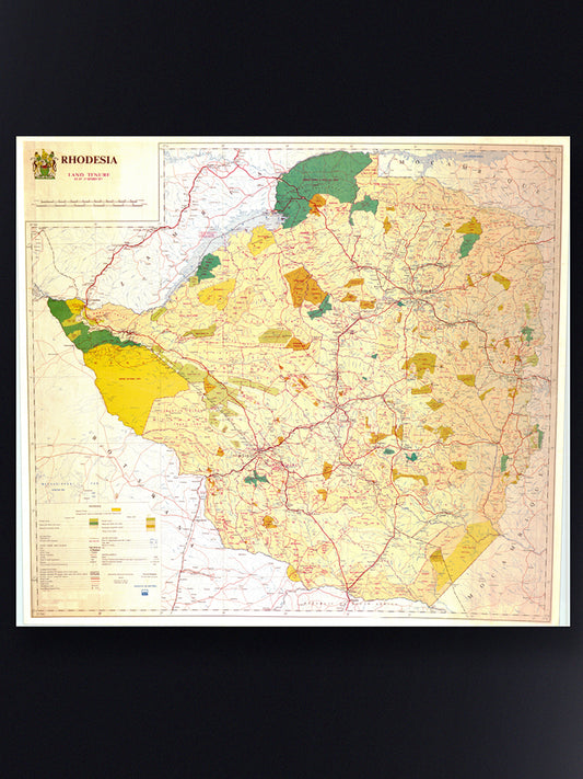 Map of Rhodesia
