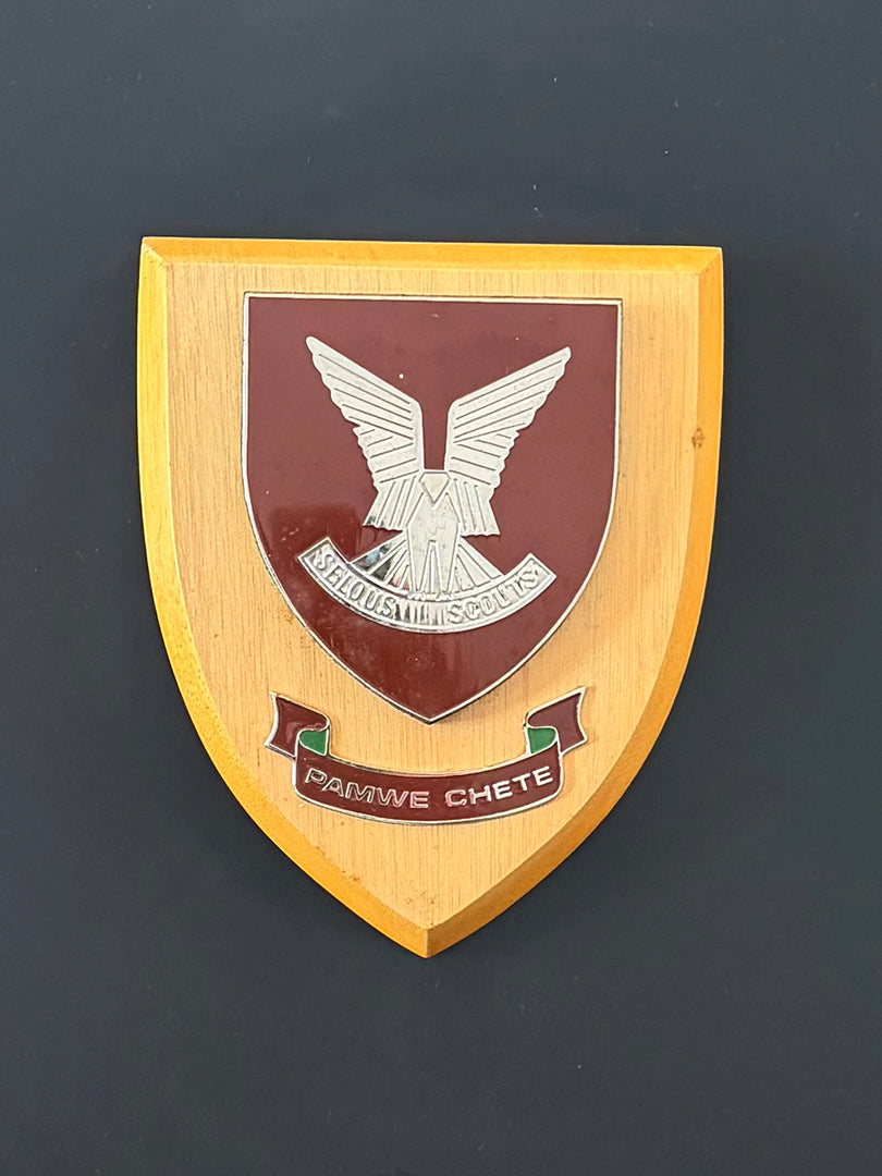 Wooden Selous Scouts Plaque