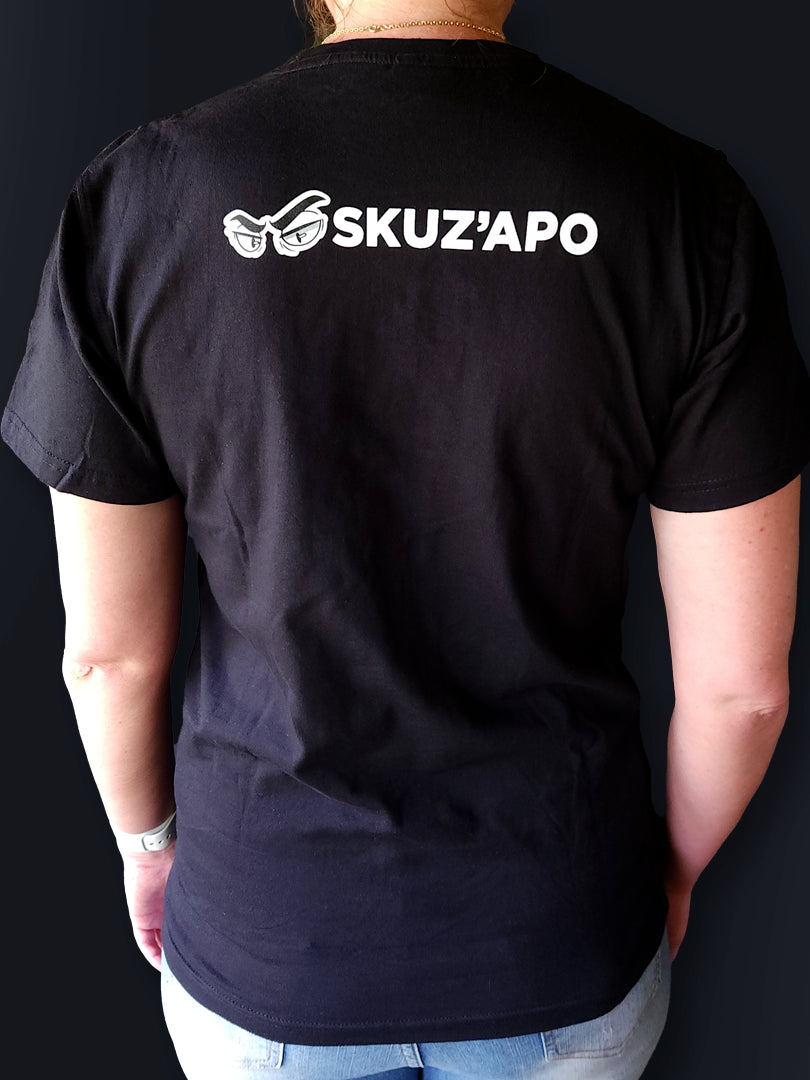T-Shirt 4 - Medium Selous Scouts Logo with Pamwe Chete on the front and Skuzapo on back
