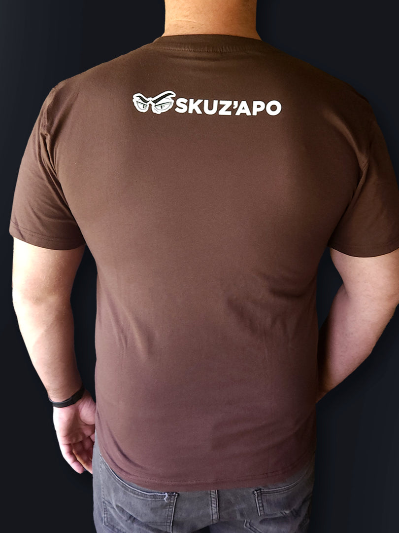 T-Shirt 4 - Medium Selous Scouts Logo with Pamwe Chete on the front and Skuzapo on back