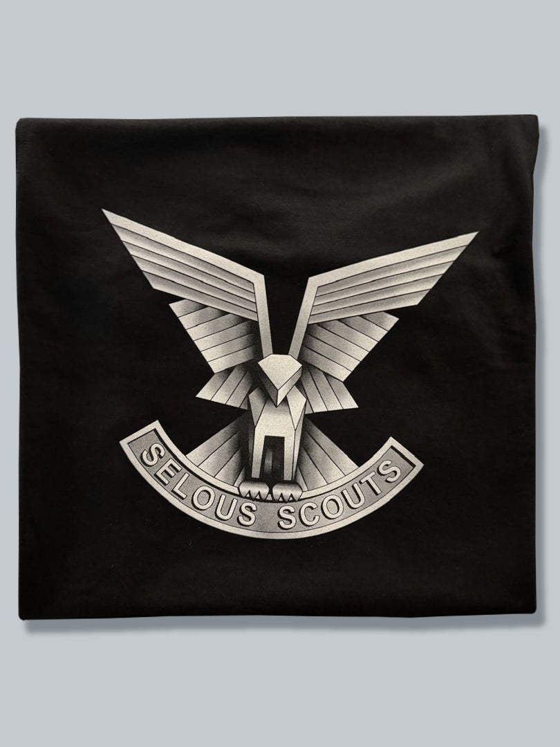 T-Shirt 6 - Large Selous Scouts Logo on the front and Skuzapo on back